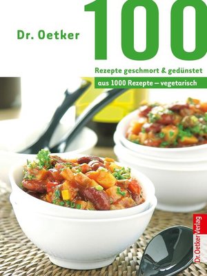 cover image of 100 Rezepte geschmort & gedünstet